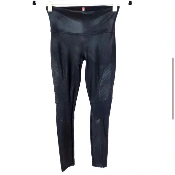 SPANX Sara Blakely black Moto leggings - Picture 3 of 10